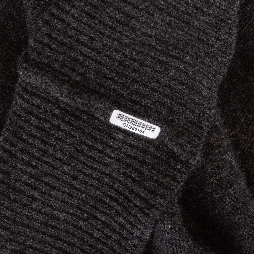 Yves Saint Laurent Gray Cashmere Knit V-Neck Dress - Picture 7 of 9